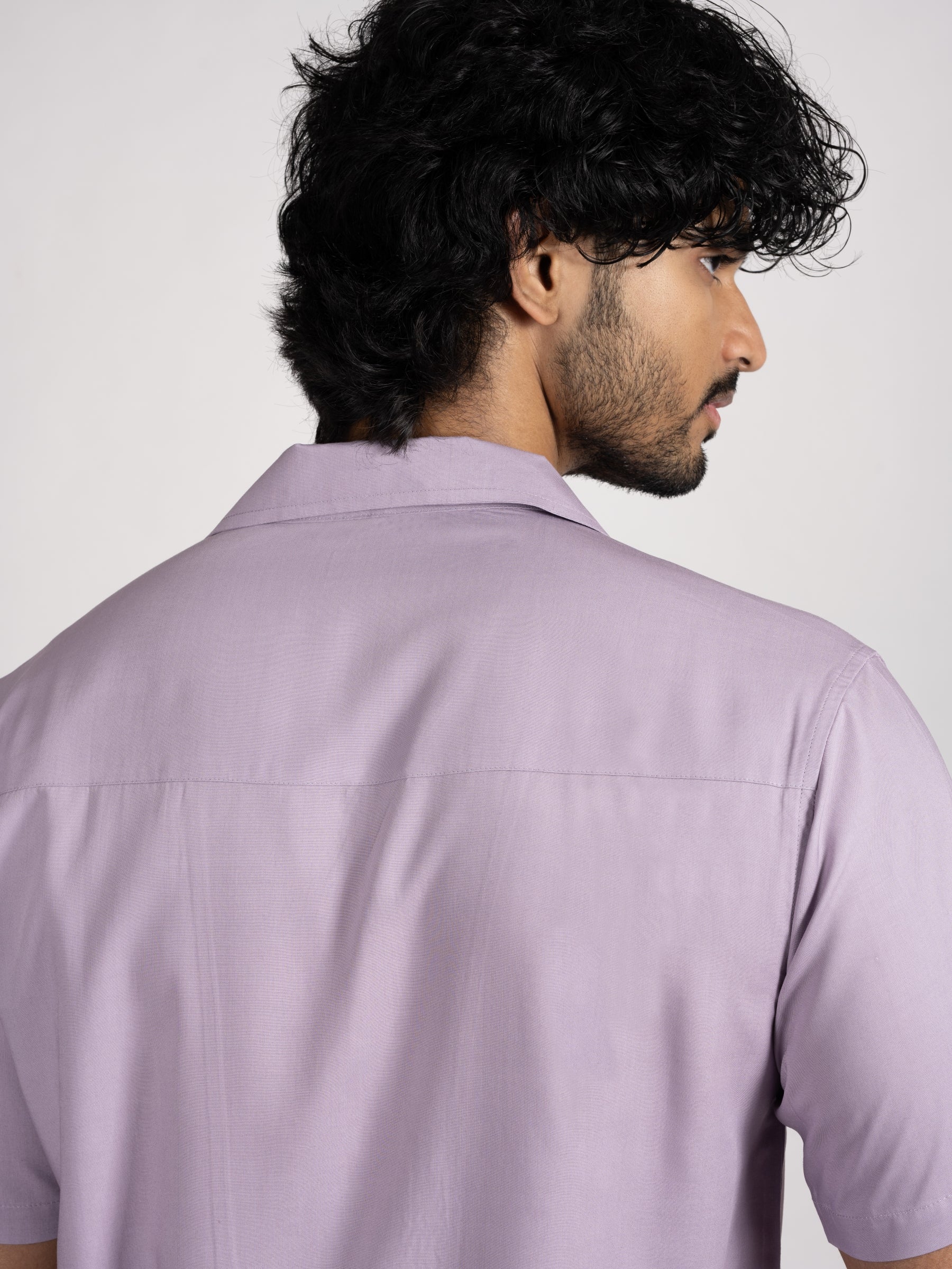 Men’s bamboo shirt in Twilight Haze – ultra-soft and breathable eco-friendly fabric