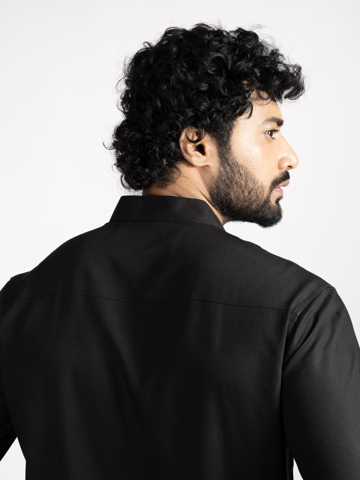 Obsidian Shadow bamboo shirt – lightweight, breathable, and planet-friendly